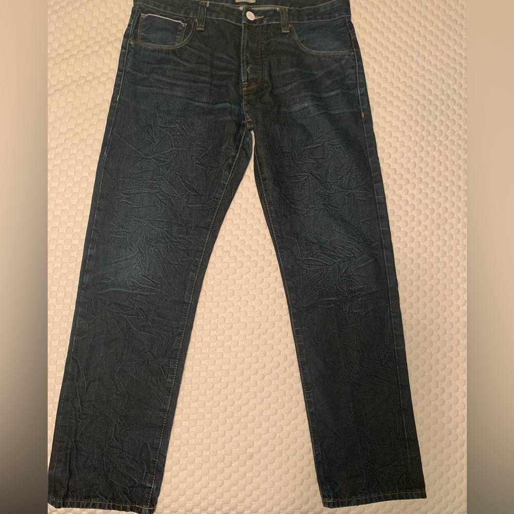 Mens Jack & Jones Button Fly Jeans 36 x 32